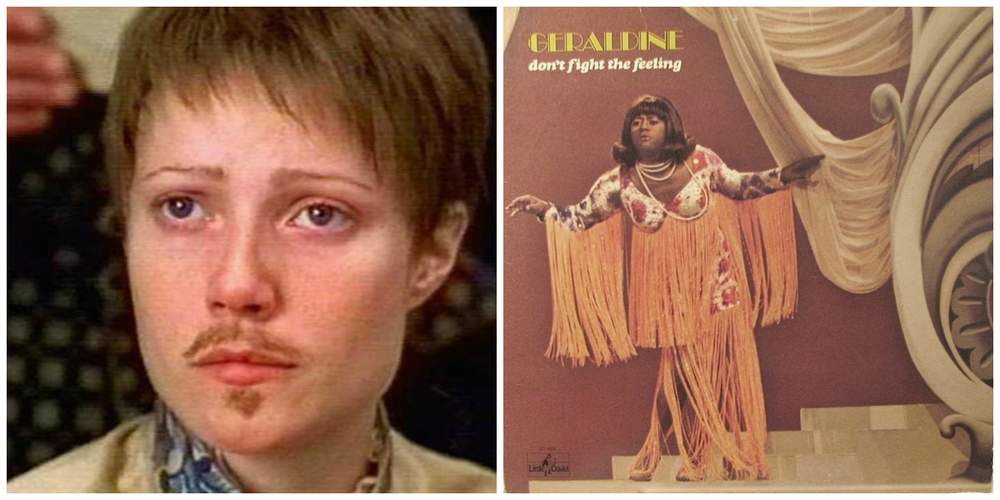 <i>Left: Gwyneth Paltrow in "Shakespeare in Love." Right: TV comic Flip Wilson as "Geraldine" on his '70s series.</i><br>